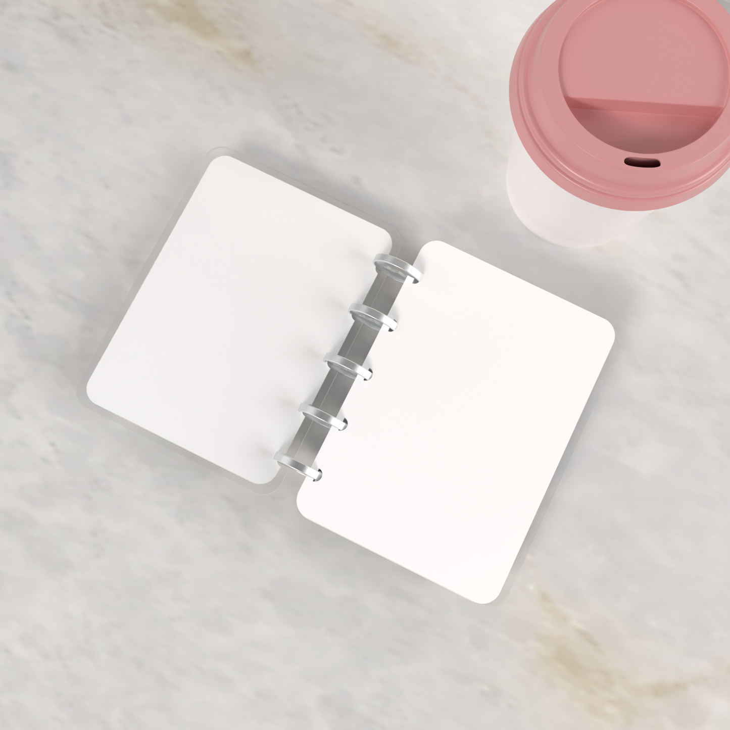 Mini Fat Disc Notebook Bloom