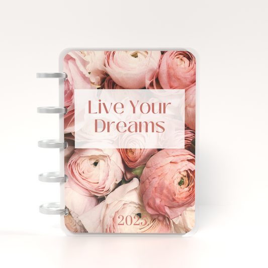 Mini Fat Disc Notebook Floral