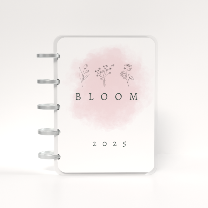 Mini Fat Disc Notebook Bloom