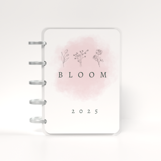 Mini Fat Disc Notebook Bloom