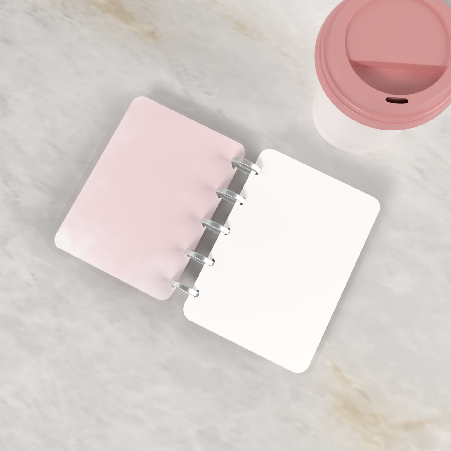 Mini Fat Disc Notebook Live Your Dreams